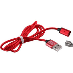 Volte-Tel VCD08 Braided Magnetic USB-A to Lightning Cable 1m Red 5205308228391