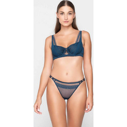 Luna Claire Σουτιέν Balconette με Μπανέλα Navy Μπλε 16601