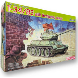 Dragon T-34/85 With Bedspring Armor Συναρμολογούμενο Πλαστικό Μοντέλο Τανκ 1:35