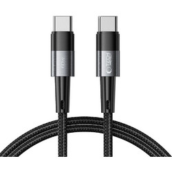 Tech-Protect Braided USB-C to USB-C 60W 1m Black Grey 9490713933978