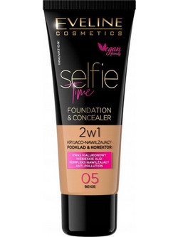 Eveline Selfie Time 2in1 05 Beige Liquid Foundation 30ml