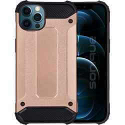 Sonique Heavy Armor Back Cover Rose Gold (iPhone 12 / 12 Pro)