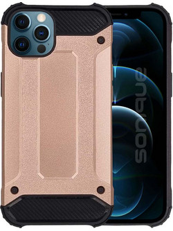 Sonique Heavy Armor Back Cover Rose Gold (iPhone 12 / 12 Pro)