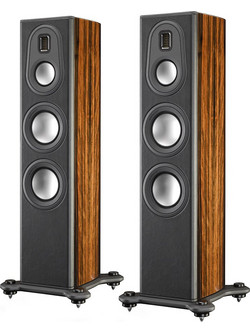 Monitor Audio PL200 II Ζεύγος Ηχείων Hi-Fi Δαπέδου 250W 3 Δρόμων Ebony Veneer