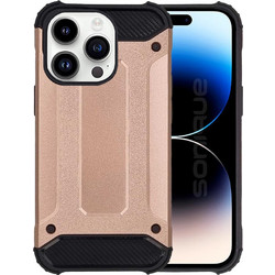 Sonique Heavy Armor Back Cover Rose Gold (iPhone 14 Pro)