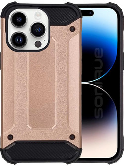 Sonique Heavy Armor Back Cover Rose Gold (iPhone 14 Pro)