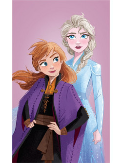 Viopros Frozen 40 Παιδική Πετσέτα Προσώπου / Χεριών 50x30cm Μωβ