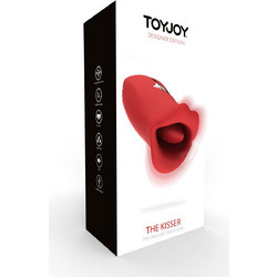 ToyJoy The Kisser Stimulator Κλειτοριδικός Δονητής Κόκκινος