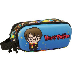 Safta Harry Potter Κασετίνα Βαρελάκι με 2 Θήκες Γαλάζια 822482512