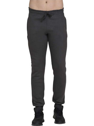 Target Ανδρικό Παντελόνι Φόρμας Fleece με Λάστιχο Ανθρακί M25-74092-24