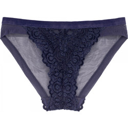 Dorina Hannah Γυναικείο Slip με Δαντέλα Navy Μπλε D001424LA072-IK0028