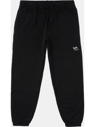 RVCA Ανδρικό Παντελόνι Φόρμας με Λάστιχο Μαύρο Z4PTMCRVF119