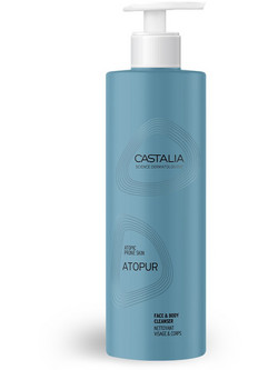 Castalia Atopur Face & Body Αφρόλουτρο σε Gel για Ευαίσθητο Δέρμα 400ml