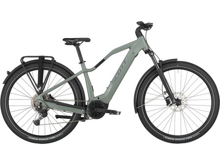 Scott Axis E-Ride 40 2025 Ηλεκτρικό Ποδήλατο Trekking 29" με 10 Ταχύτητες και Δισκόφρενα Πράσινο