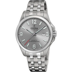 Festina Ανδρικό Ρολόι με Ασημί Μεταλλικό Μπρασελέ F20696/2