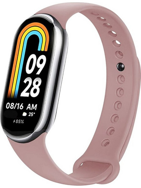 Fixed Silicone Λουράκι Σιλικόνης Pink (Xiaomi Mi Band 8 / 9)