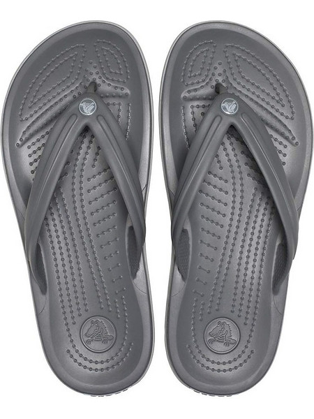 Crocs Crocband Ανδρικές Σαγιονάρες Ανατομικές Ανθρακί 11033-0EX