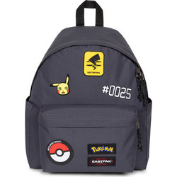 Eastpak Day Pak'r Pokemon Patches Σχολική Τσάντα Πλάτης Γυμνασίου - Λυκείου Ανθρακί EK0A5BG43T1