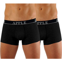 Apple Boxer Ανδρικά Μποξεράκια Σετ 2Pack Μαύρα 0112149-05