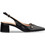 Envie Shoes Γόβες Slingback Δερμάτινες με Χοντρό Χαμηλό Τακούνι Μαύρες E02-21741-34