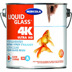 Mercola Liquid Glass 4K 1921 Ρητίνη Υγρού Γυαλιού 2 Συστατικών 12kg