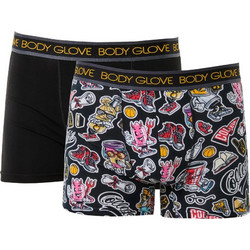 Body Glove Printed Boxer Ανδρικά Μποξεράκια Σετ 2Pack Μαύρα BGJD430004