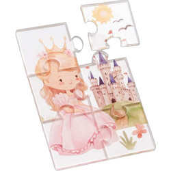 Parisis Μπομπονιέρα Βάπτισης Puzzle Πριγκίπισσα από Plexiglass