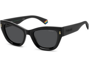 Polaroid Eyewear PLD6237/S/X 807/M9 Γυναικεία Γυαλιά Ηλίου Cat Eye Κοκάλινα Μαύρα με Μαύρο Φακό
