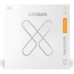 D'Addario XSE1056 7-χορδης Σετ 7 Χορδές Ηλεκτρικής Κιθάρας Nickel Plated Steel 10-56" Mixed Tension