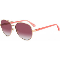 Kate Spade AVERIE-S-0 Γυναικεία Γυαλιά Ηλίου Aviator Μεταλλικά Πορτοκαλί με Καφέ Degradee Φακό