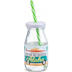 Parisis Μπομπονιέρα Βάπτισης Μπουκαλάκι Aloha από Γυαλί