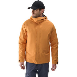 4F Ανδρικό Μπουφάν Χειμωνιάτικο Softshell Πορτοκαλί 4FWSS25TTJAM0750-70S