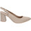 Piccadilly Ανατομικές Γόβες Slingback Δερμάτινες με Χοντρό Ψηλό Τακούνι Μπεζ 745145-31