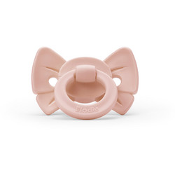 Elodie Details Binky Bow Ανατομική Ορθοδοντική Πιπίλα Σιλικόνης 3m+ Misty Pink