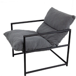 Artekko Πολυθρόνα Relax Γκρι Bronya 83625