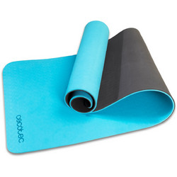 Cecotec DrumFit Στρώμα Γυμναστικής Yoga / Pilates Γαλάζιο με Ιμάντα Μεταφοράς 181x63x0.8cm