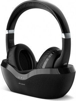 Meliconi HP Flash Evo Base Ασύρματα Bluetooth Ακουστικά Over Ear Μαύρα