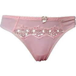 Lord Γυναικείο String με Δαντέλα Ροζ AVK1034