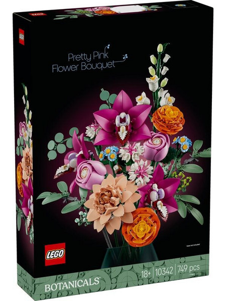 Lego Botanicals Pretty Pink Flower Bouquet για 18+ Ετών 10342