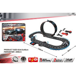 Blue Toys Slot Track Αυτοκινητόδρομος με 2 Αυτοκίνητα