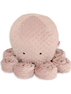 Bobono Χταπόδι Polka Dot Minky Pastel Pink 75cm