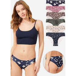 Cottonhill Γυναικεία Slip Χωρίς Ραφές Multipack CH4062