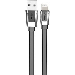 Moxom MX-CB78 Flat USB-A to Lightning Cable 1m Black 6980066007400