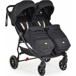 Cangaroo 2Gether Καρότσι για Δίδυμα Black