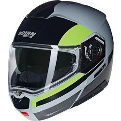 Nolan N90-3 Roboto 346 Grey Black Yellow Κράνος Μηχανής Flip-Up 1630gr