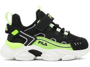 Fila Memory Spinel 3 Παιδικά Sneakers Μαύρα Lime 7YF33002-066