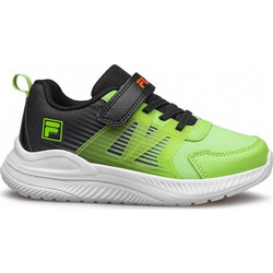 Fila Memory Fast 5 Παιδικά Αθλητικά Παπούτσια για Τρέξιμο Lime Μαύρα 3AF51015-605