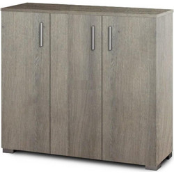 Sarris Παπουτσοθήκη Μοριοσανίδας Σταχτί M100xΠ36xY92cm SB119156