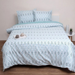 Viopros Σετ Σεντόνια King Size Βαμβακερά 270x260 Λάρα Μέντα