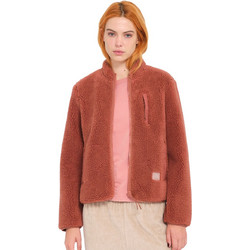 Volcom Wuzer Fuzzar Γυναικεία Ζακέτα Fleece Μακριά με Φερμουάρ Πορτοκαλί B4832302-CNB